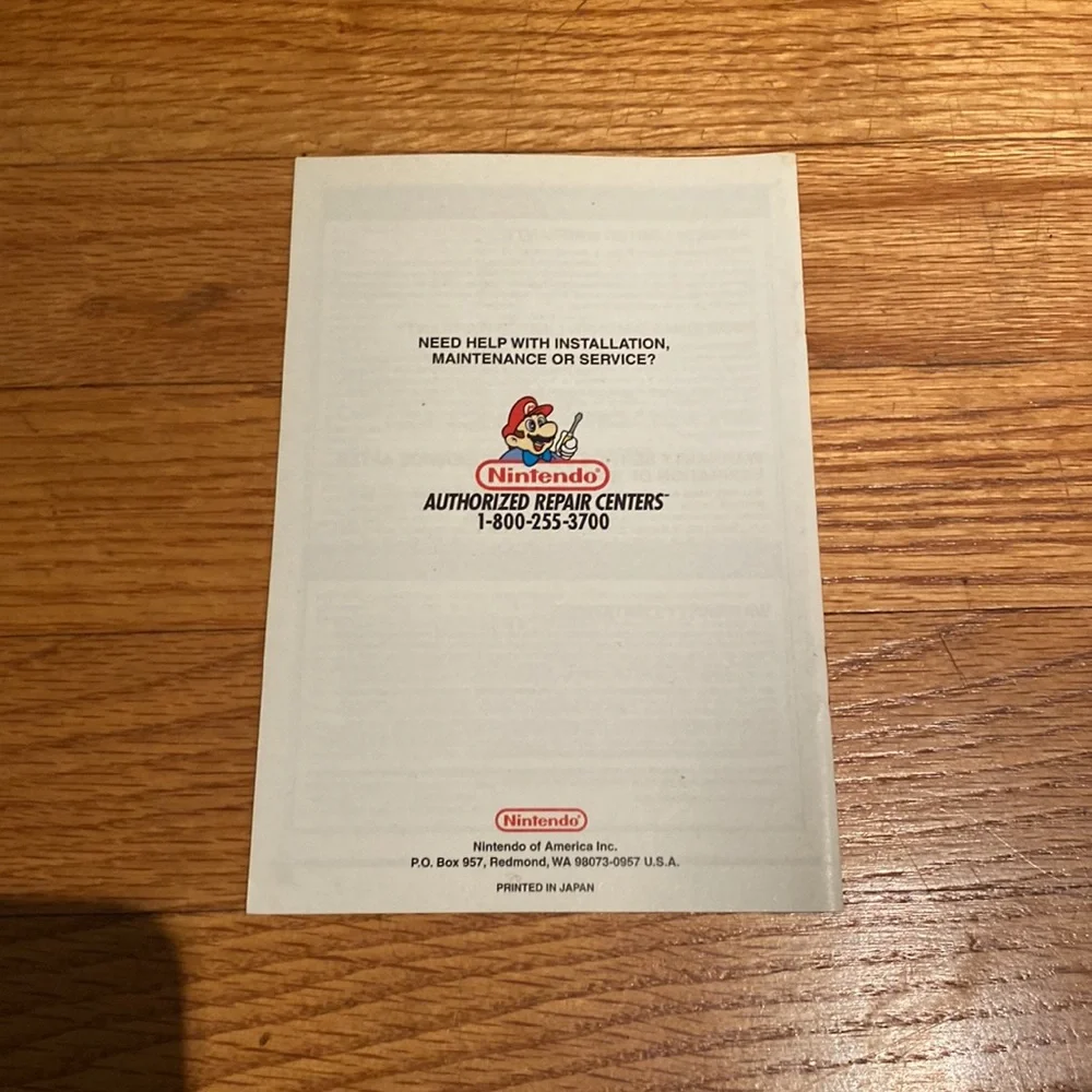 Super Mario 64 Instruction Booklet
